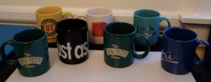 TV appearance mugs